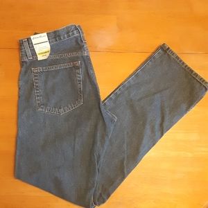 EDDIE BAUER Essentials Straight Leg Denim Med. Stonewash M Size 32W X 34L (NWT).